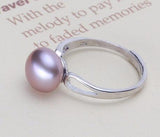 YIKALAISI Pearl Ring 925 Sterling Silver jewelry For Women