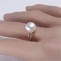 YIKALAISI Pearl Ring 925 Sterling Silver jewelry For Women