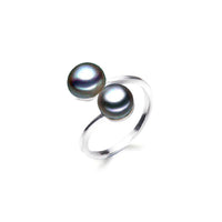 YIKALAISI Pearl Ring Jewelry 925 Sterling Silver Wedding Rings For Women