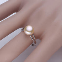 YIKALAISI Pearl Ring 925 Sterling Silver jewelry For Women