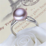 YIKALAISI Pearl Ring 925 Sterling Silver jewelry For Women